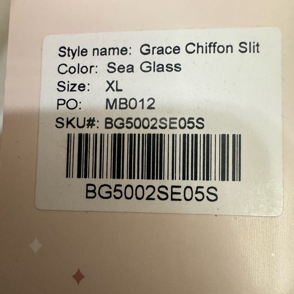 Birdy Grey Grace Convertible Dress Size XL
Sea Glass - Picture 4 of 6